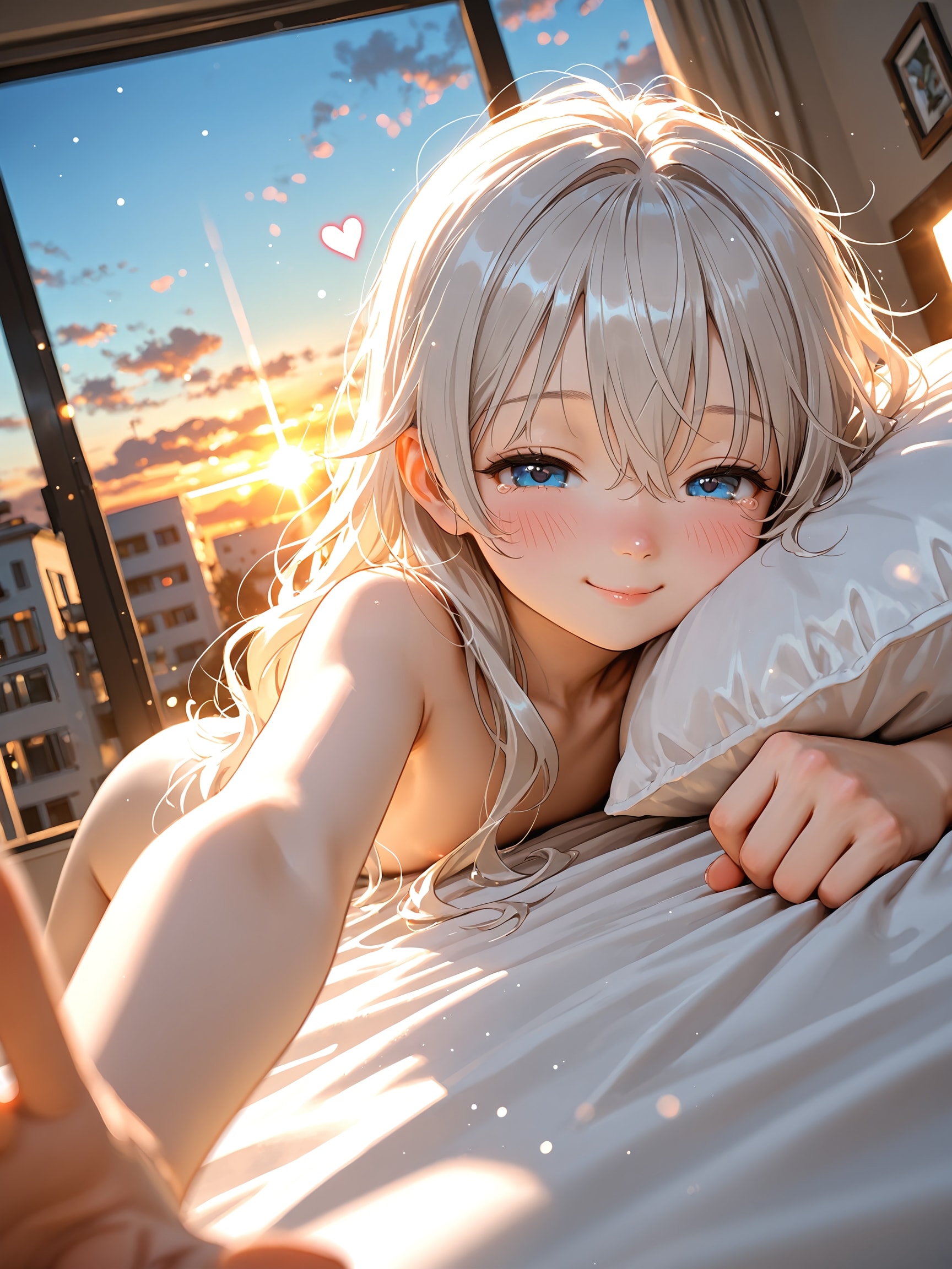 夕日と少女とベッド【お試し版】