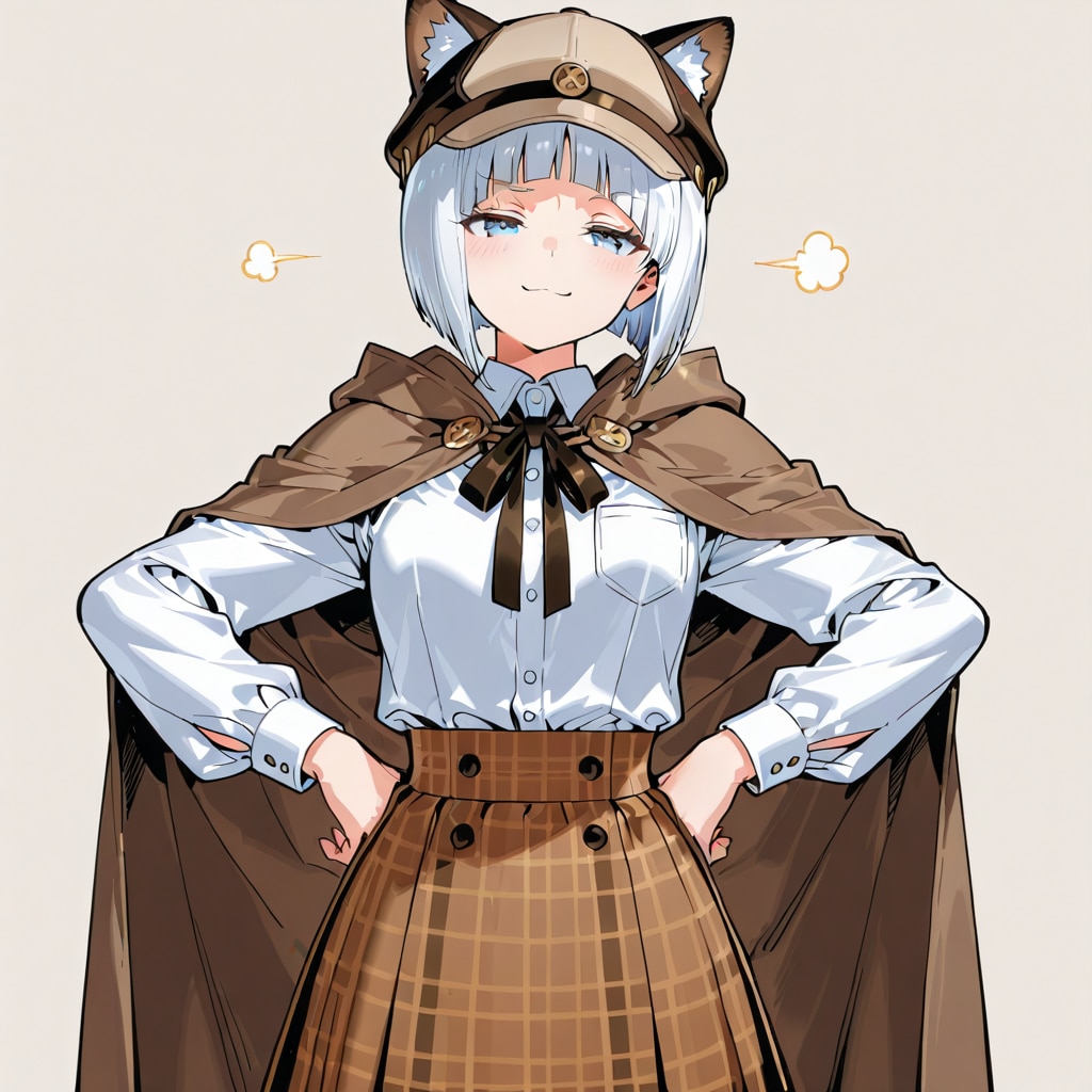 この私の推理に間違いなんてありませんよ〜！ | の人気AIイラスト・グラビア