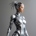 metallic android girl 4枚目