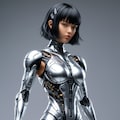 metallic android girl 2枚目