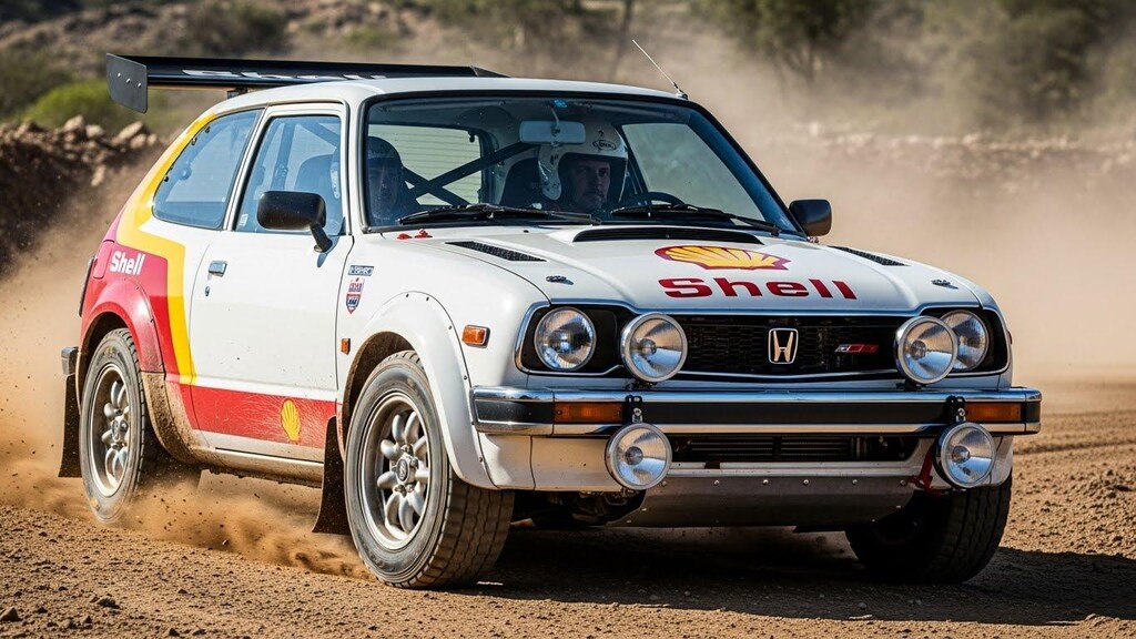 シビックRSラリーカー