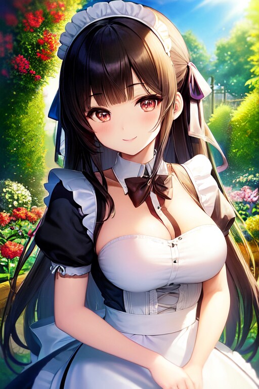 メイドも夏服