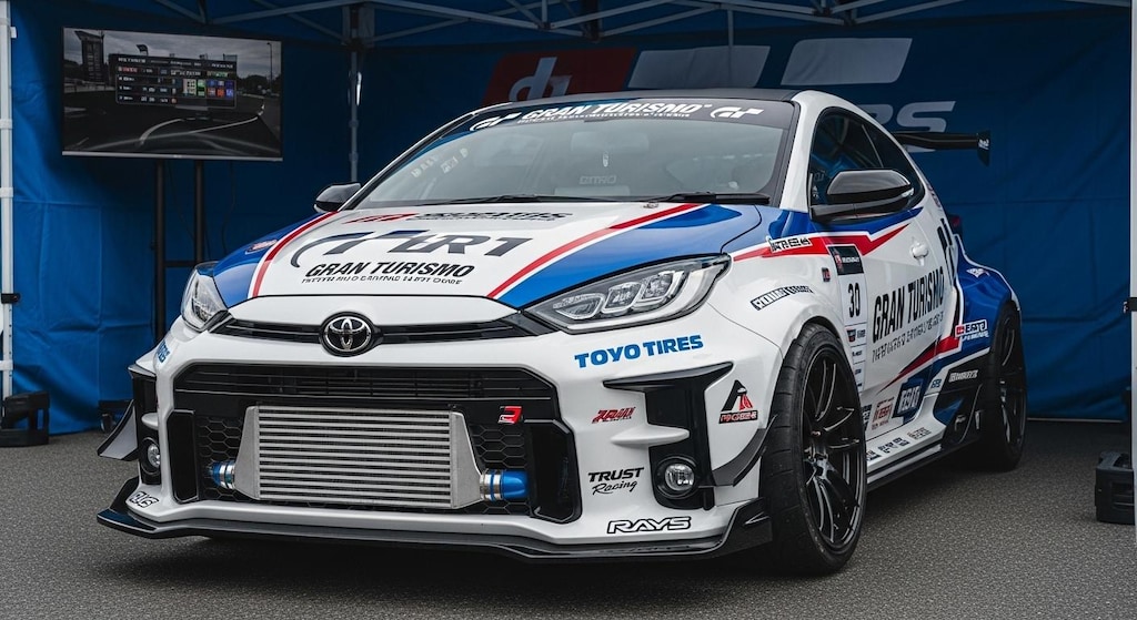 トーヨータイヤGRヤリスのドリ車