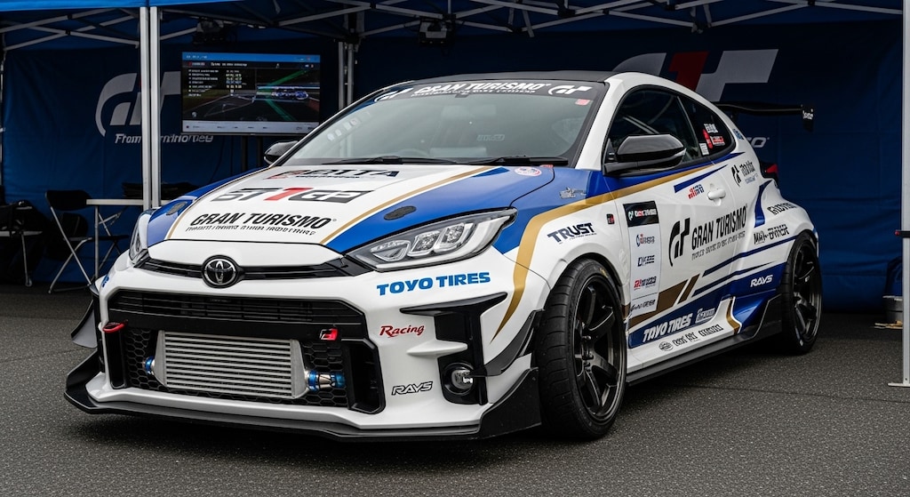 トーヨータイヤGRヤリスのドリ車