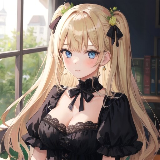 黒ドレスの女の子