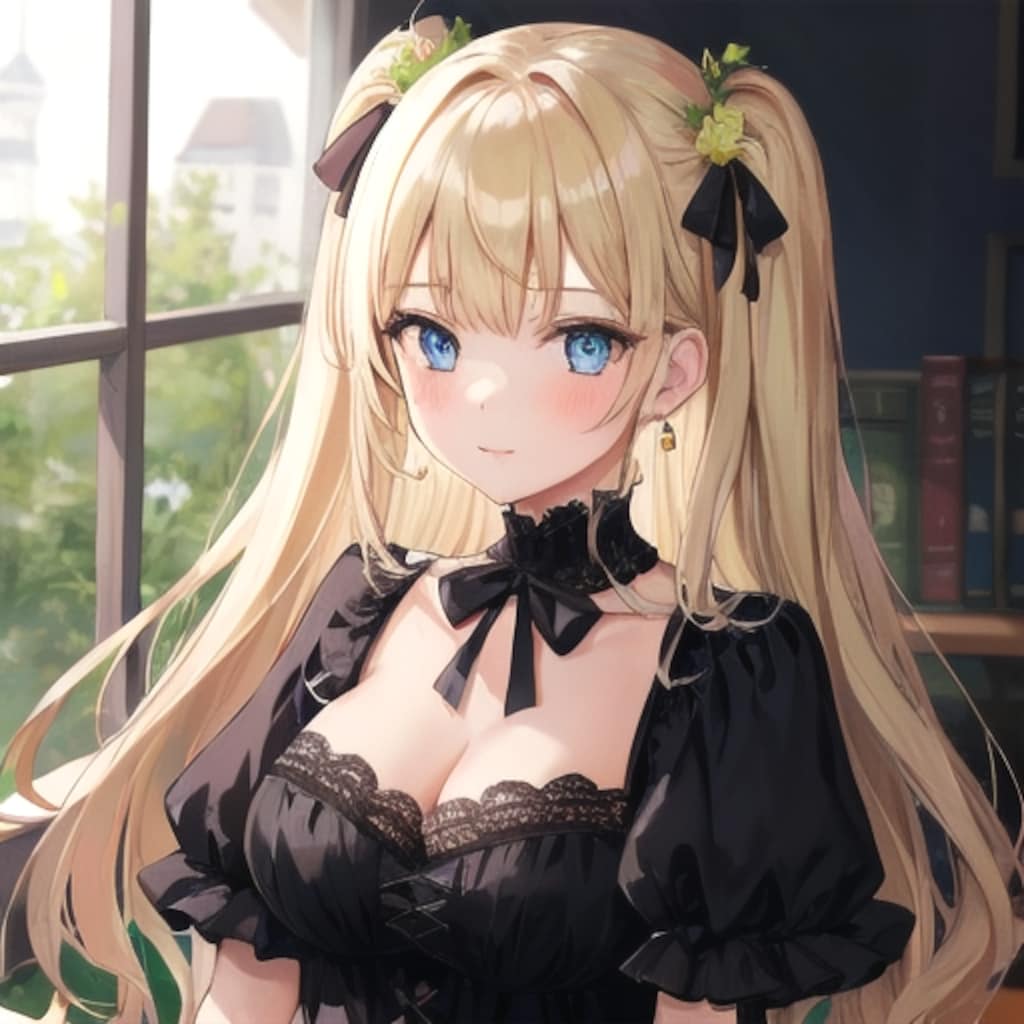 黒ドレスの女の子