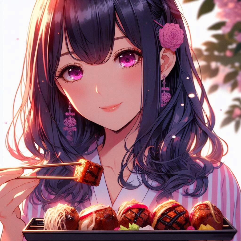 肉の日★お肉と黒髪セミロング女性達♥(12枚)