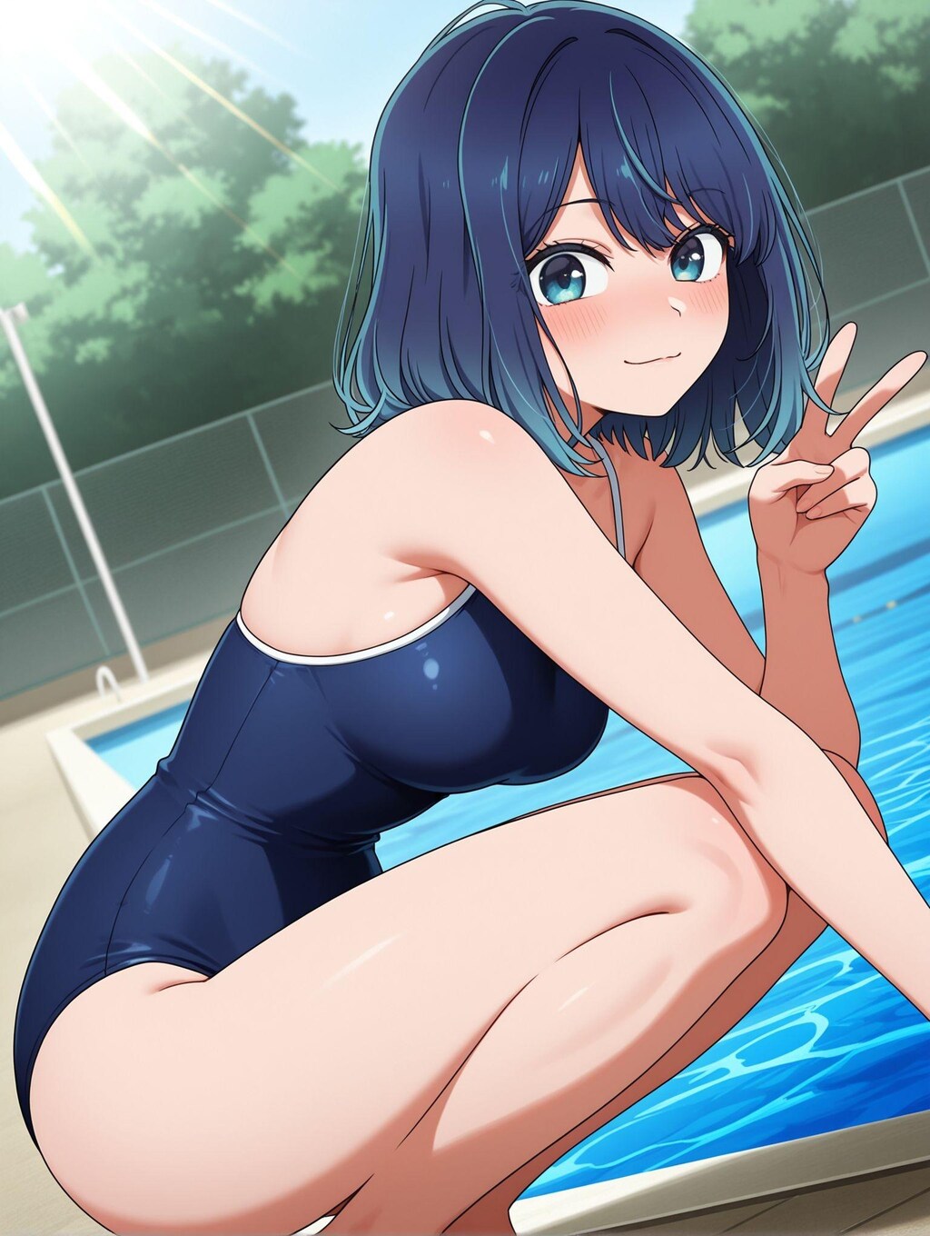 黒川あかね×スク水