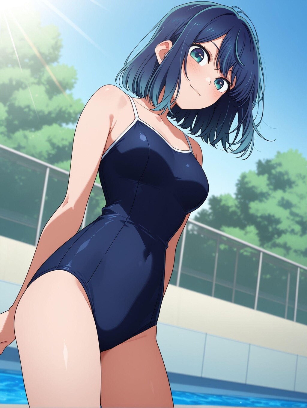 黒川あかね×スク水