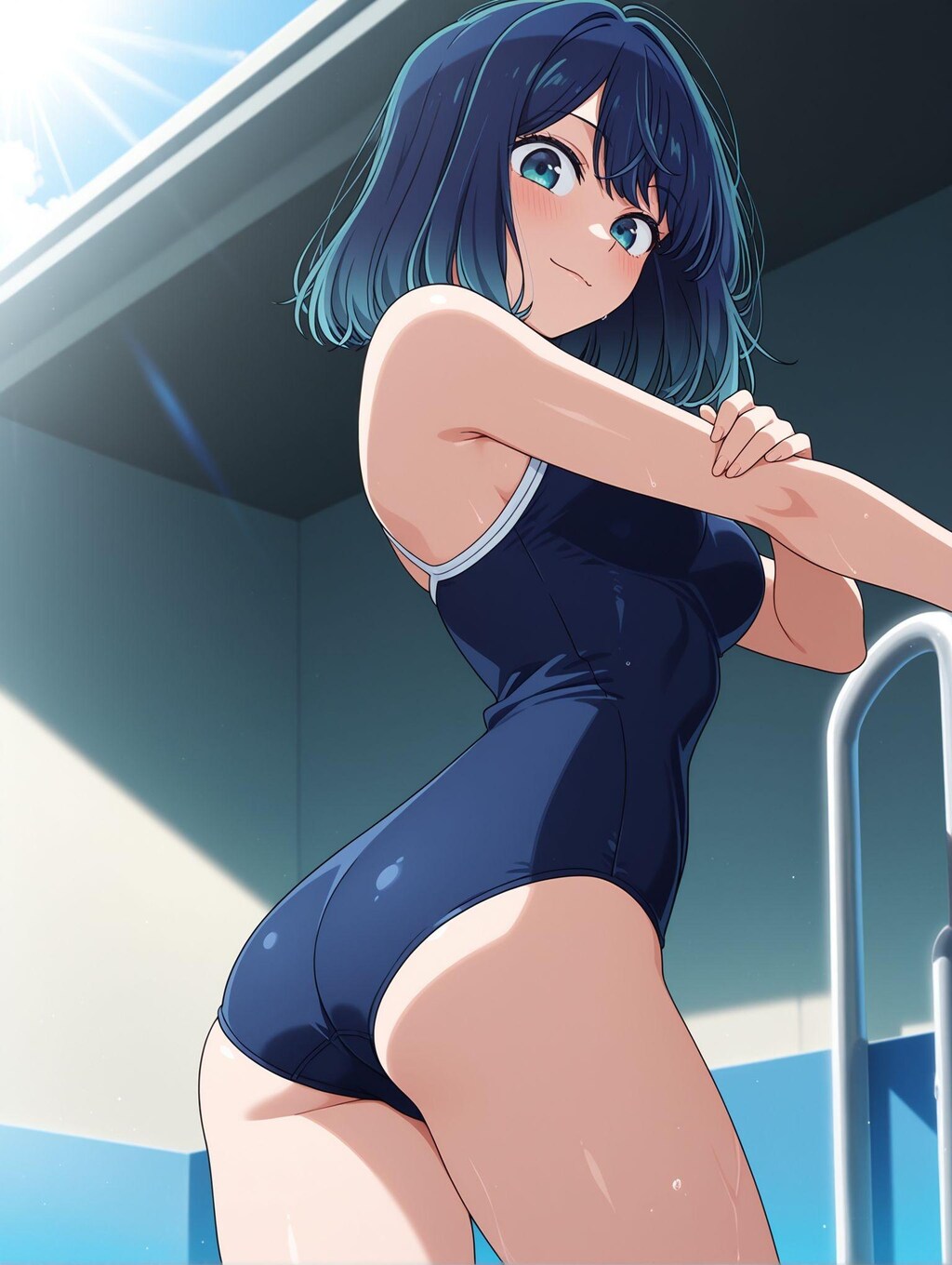 黒川あかね×スク水