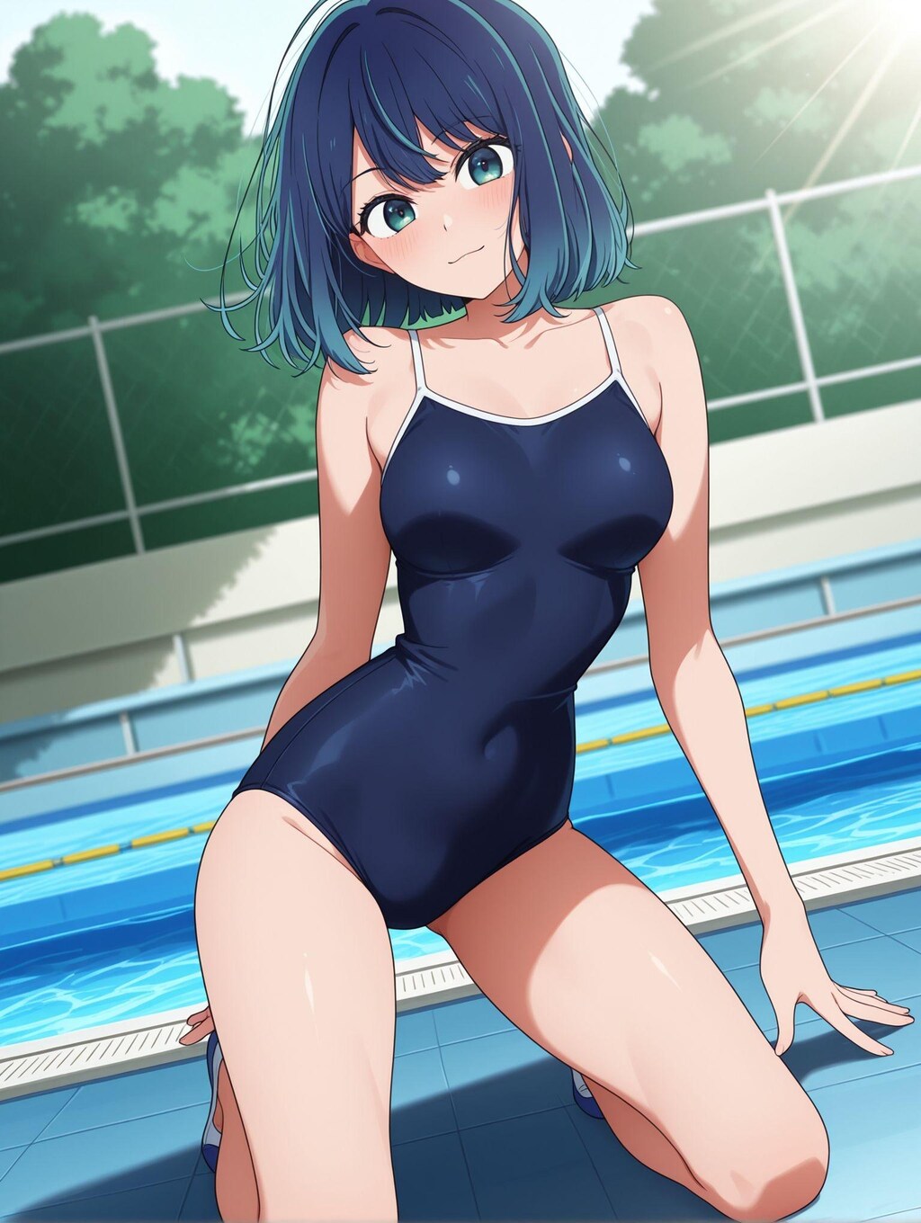 黒川あかね×スク水