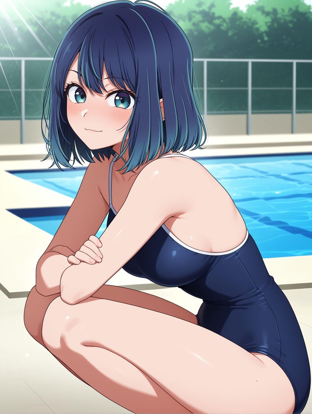 黒川あかね×スク水
