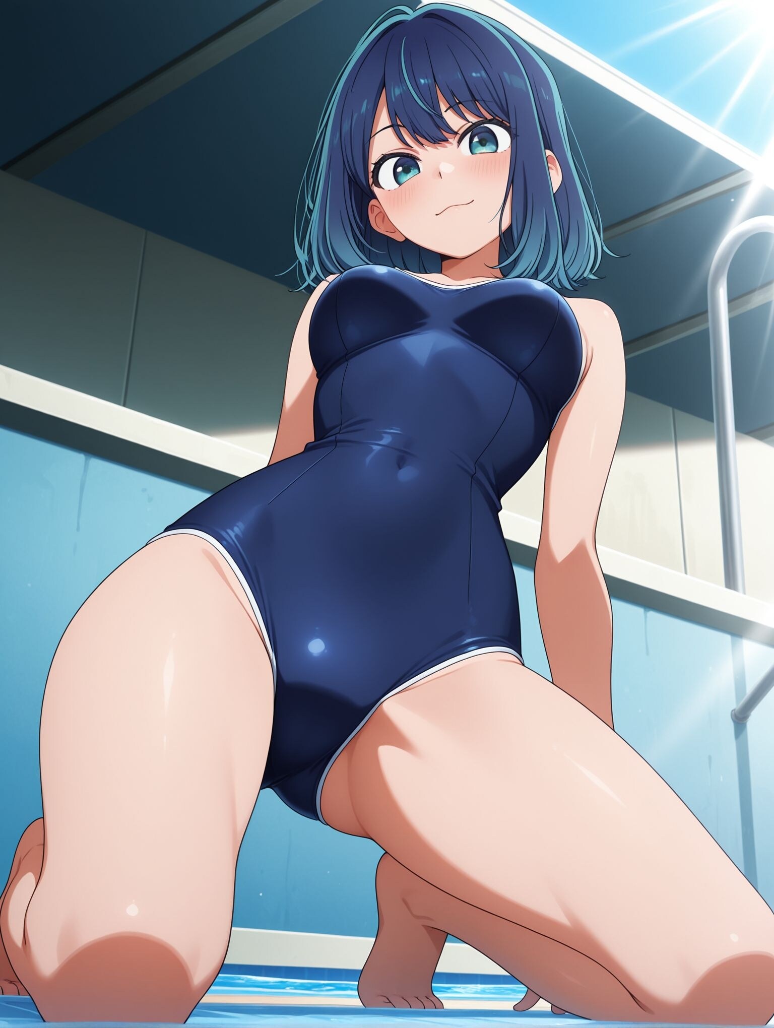 黒川あかね×スク水