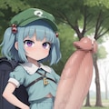 ふたなりにとり Futa Kawashiro Nitori 2枚目