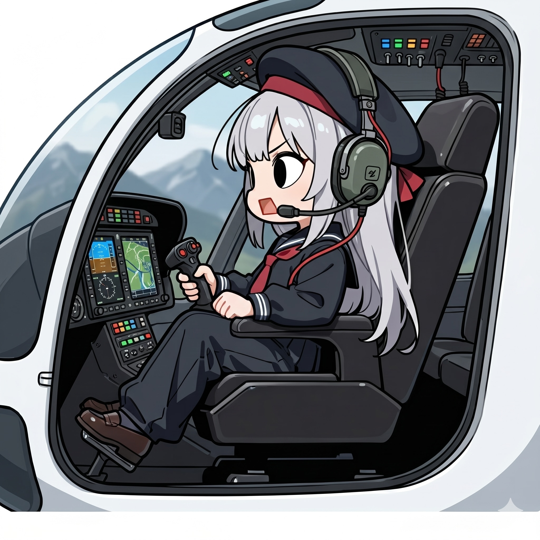 ヘリコプターえらいこっちゃ嬢 | の人気AIイラスト・グラビア