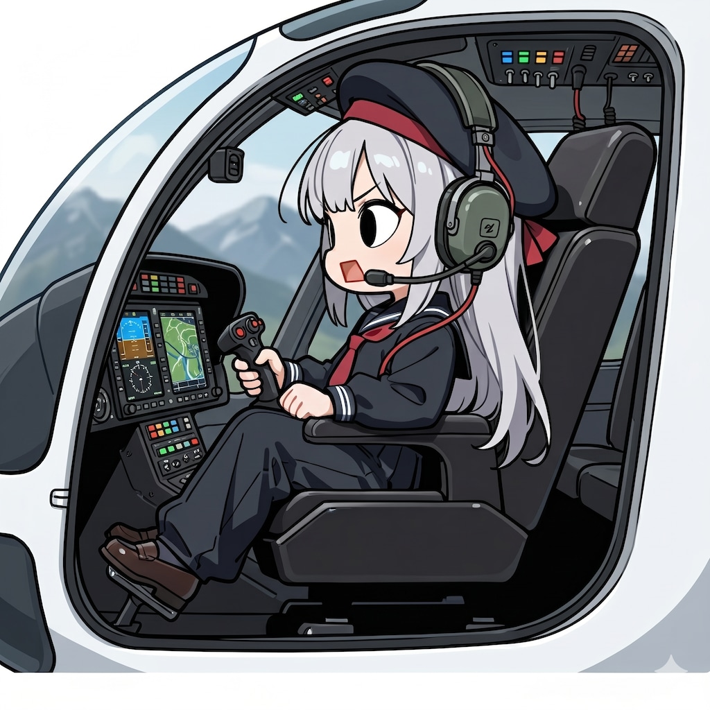 ヘリコプターえらいこっちゃ嬢