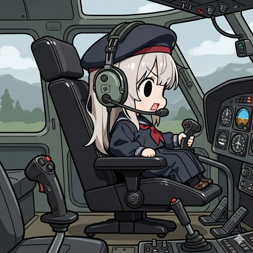 ヘリコプターえらいこっちゃ嬢