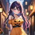 星野アイ🎤👗のジャックオーランタンドレス🎃👗 2枚目