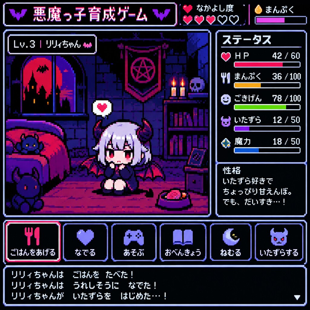 リリィちゃん育成💜