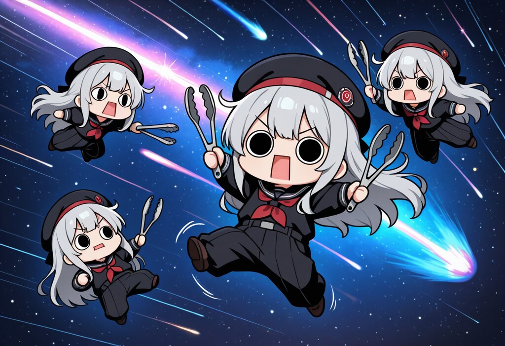 トングで侵略してしまいよったえらいこっちゃ嬢