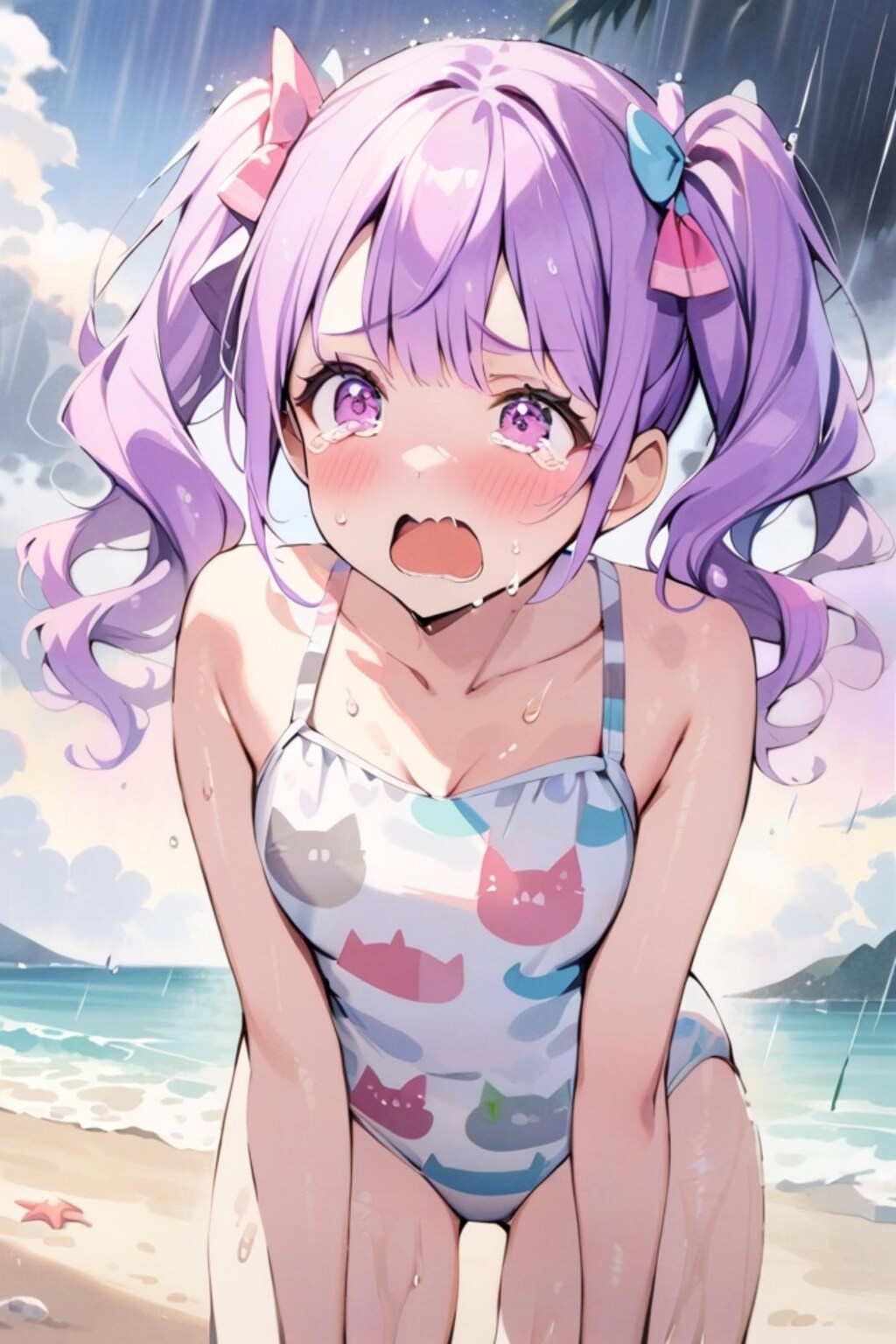 雨女の紫髪ちゃん