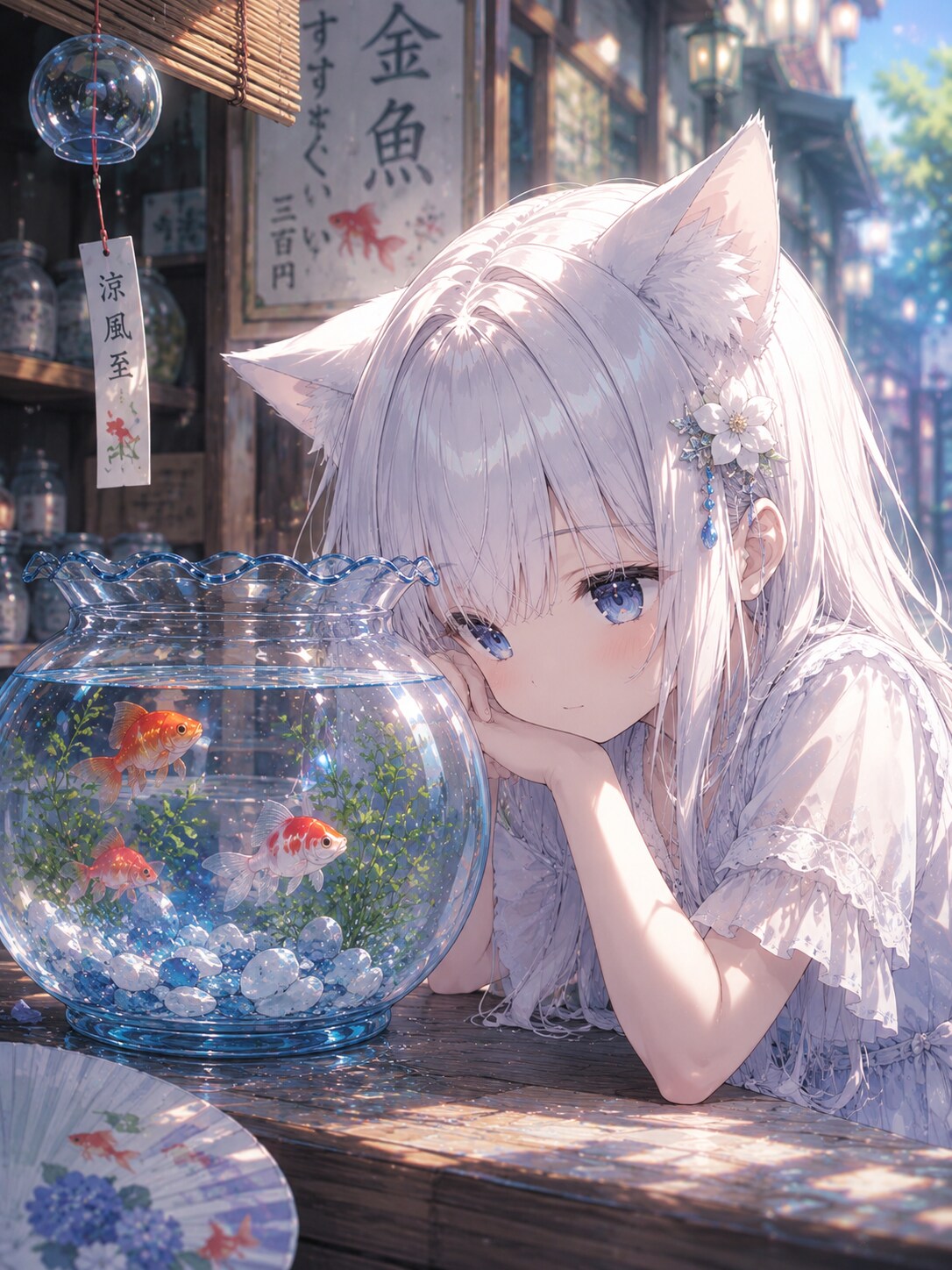 夏の金魚 | の人気AIイラスト・グラビア