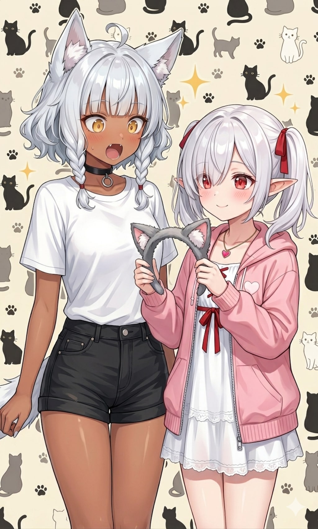 ukkrippさんの看板娘達とシロネさん