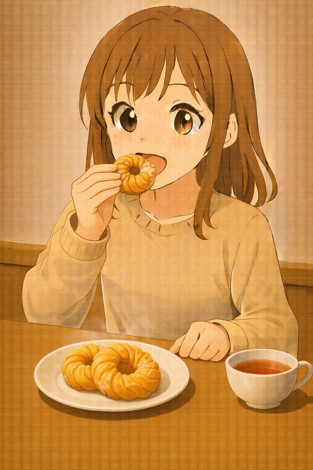 フレンチクルーラー | の人気AIイラスト・グラビア