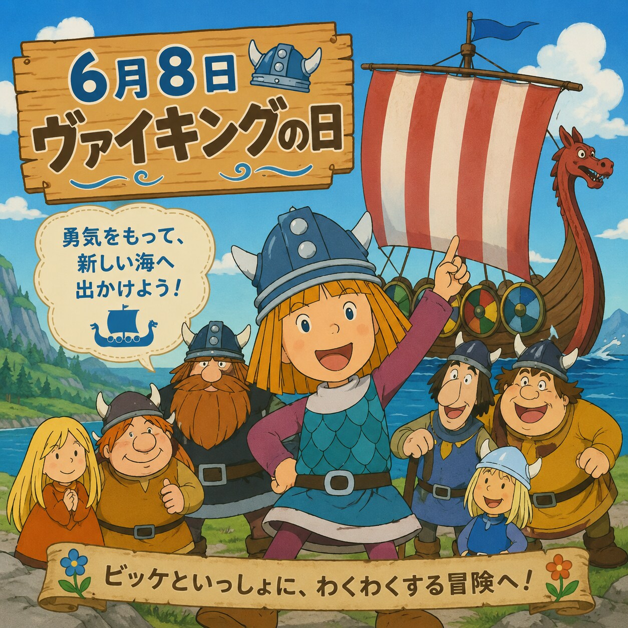 [今日は何の日 6/8] ヴァイキングの日