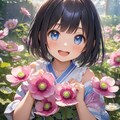今日の誕生花はシュウメイギク 3枚目