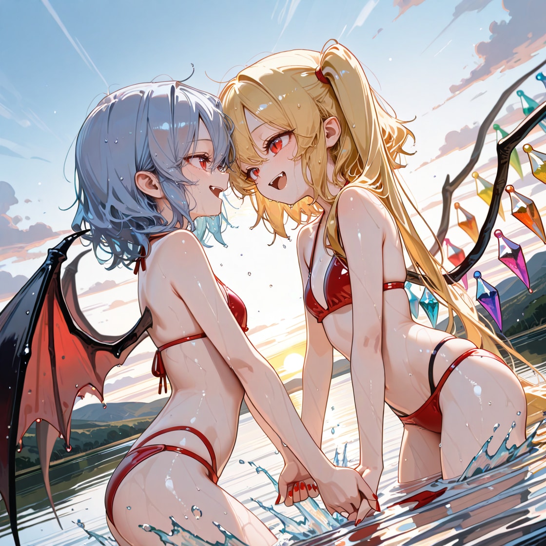 東方水着娘