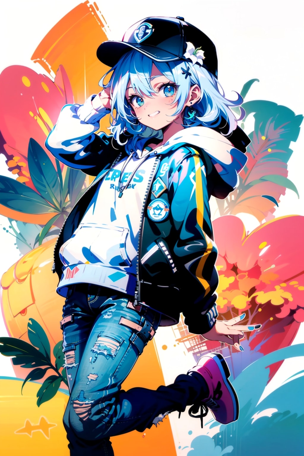 カラフルな世界 | の人気AIイラスト・グラビア