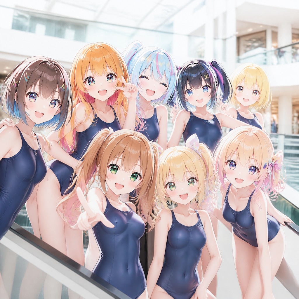 スク水モールコレクション（３）3時のアイドル　GPTimages2.0