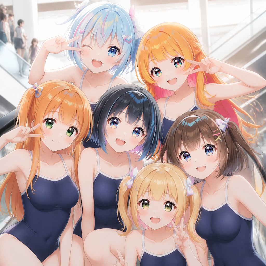 スク水モールコレクション（３）3時のアイドル　GPTimages2.0