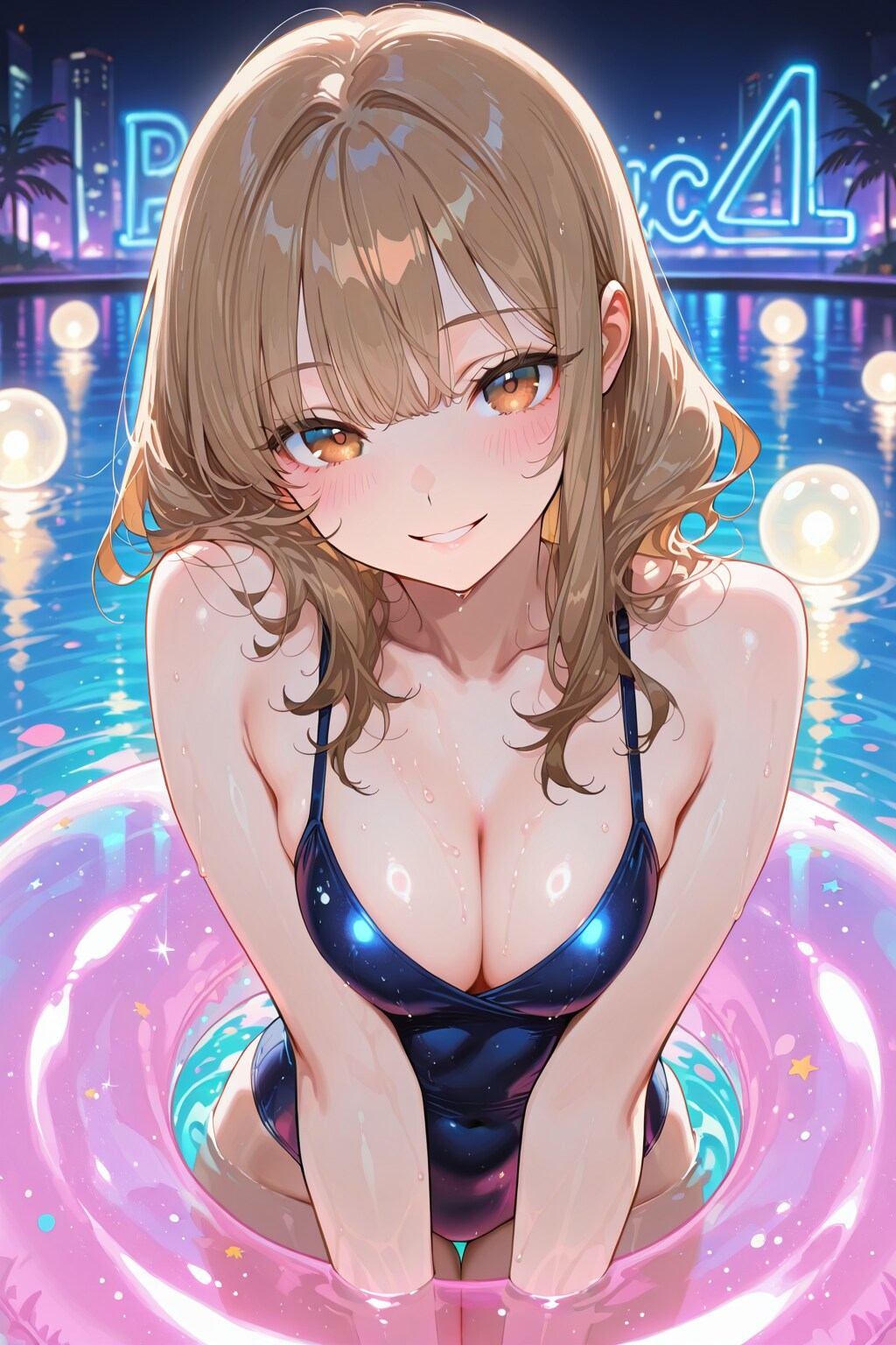 ギャルちゃんとナイトプール