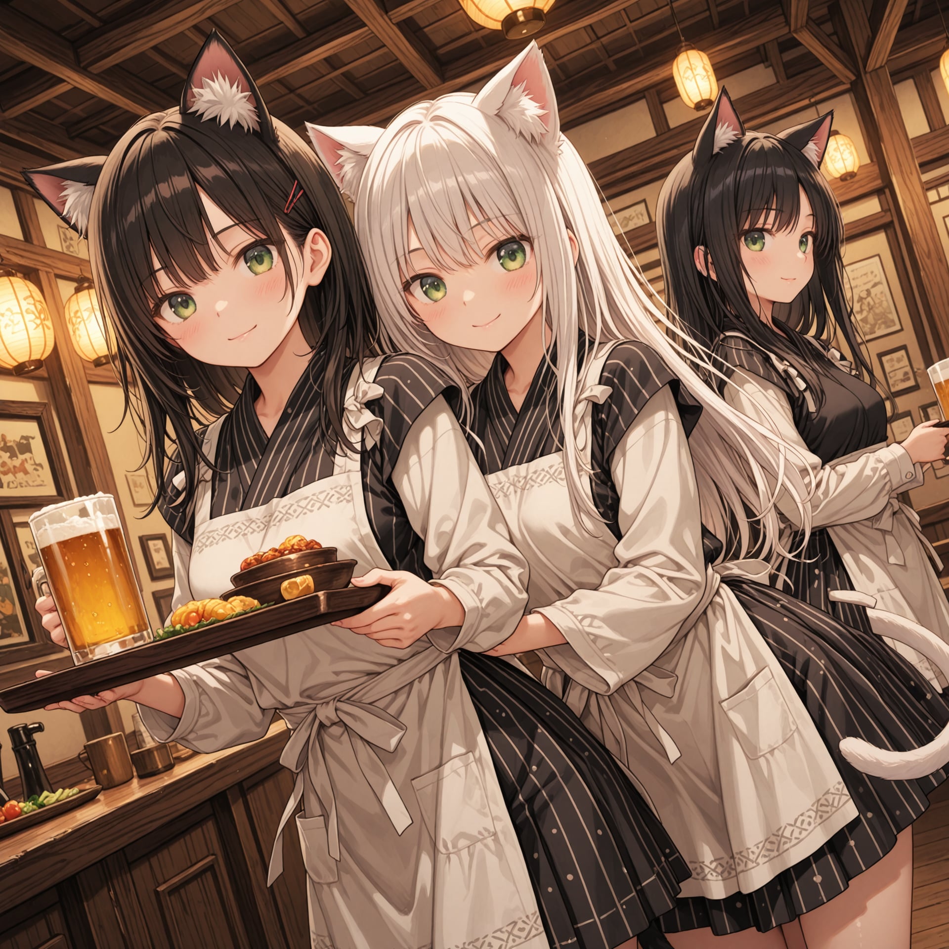 猫娘居酒屋 | の人気AIイラスト・グラビア