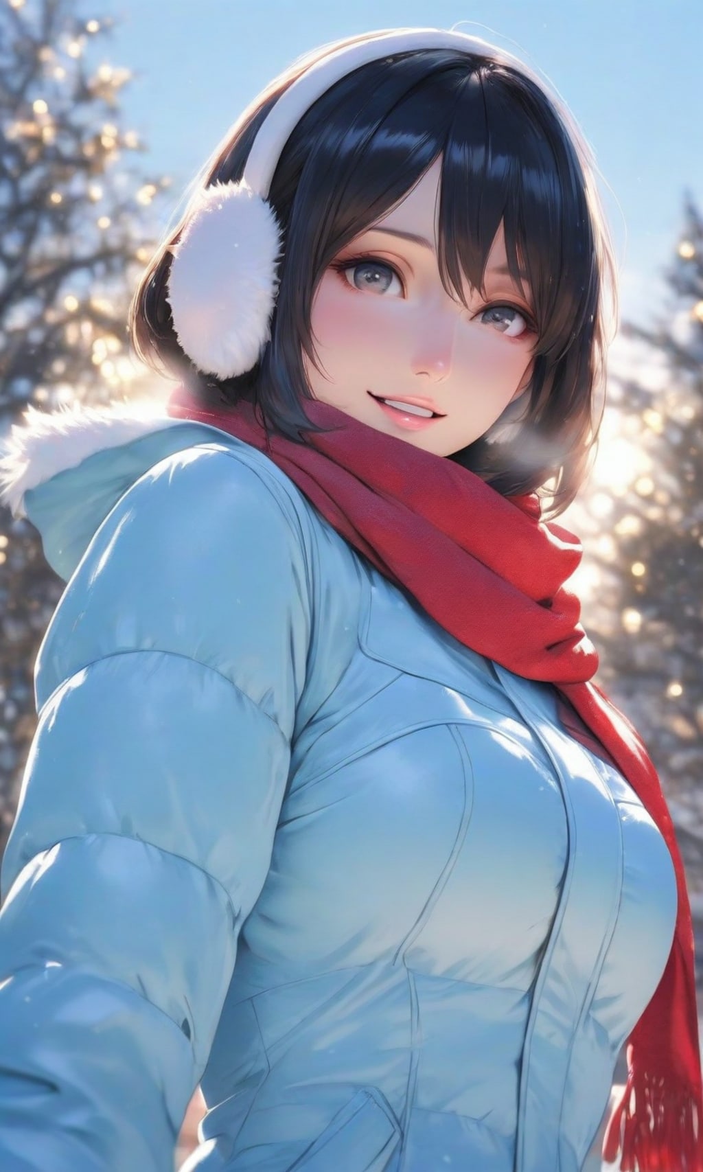 イヤーマフの女の子〈４〉