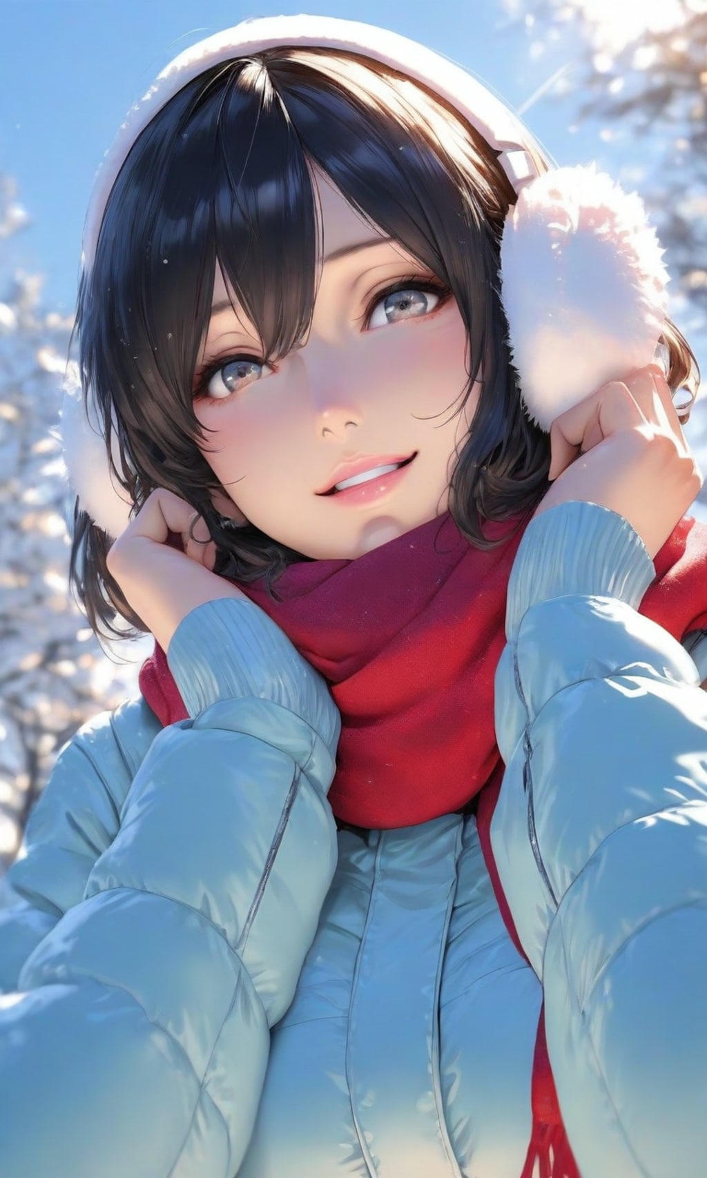 イヤーマフの女の子〈４〉