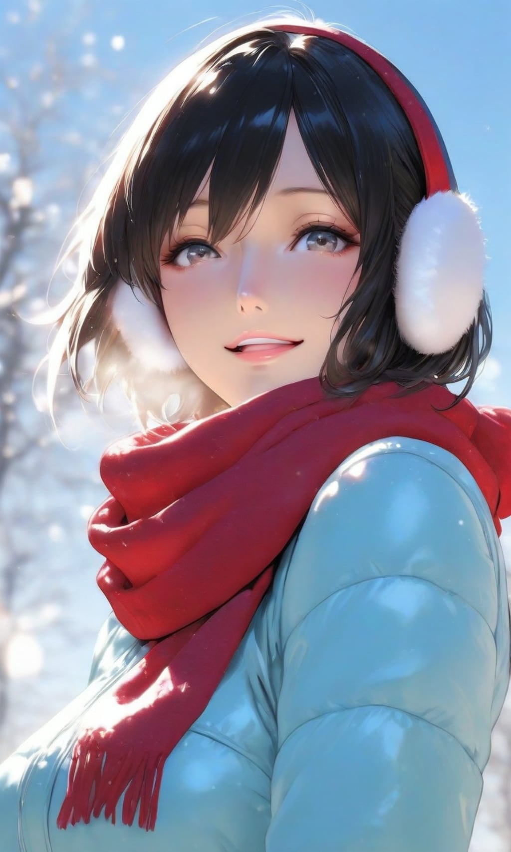 イヤーマフの女の子〈４〉