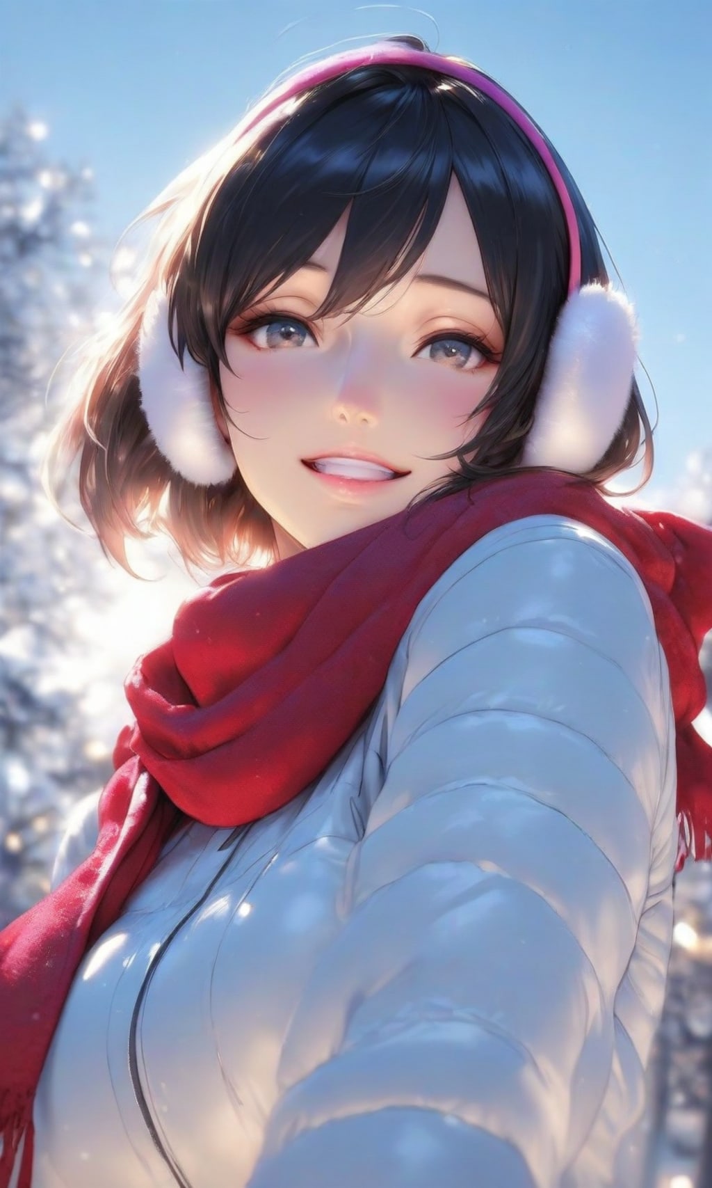 イヤーマフの女の子〈４〉