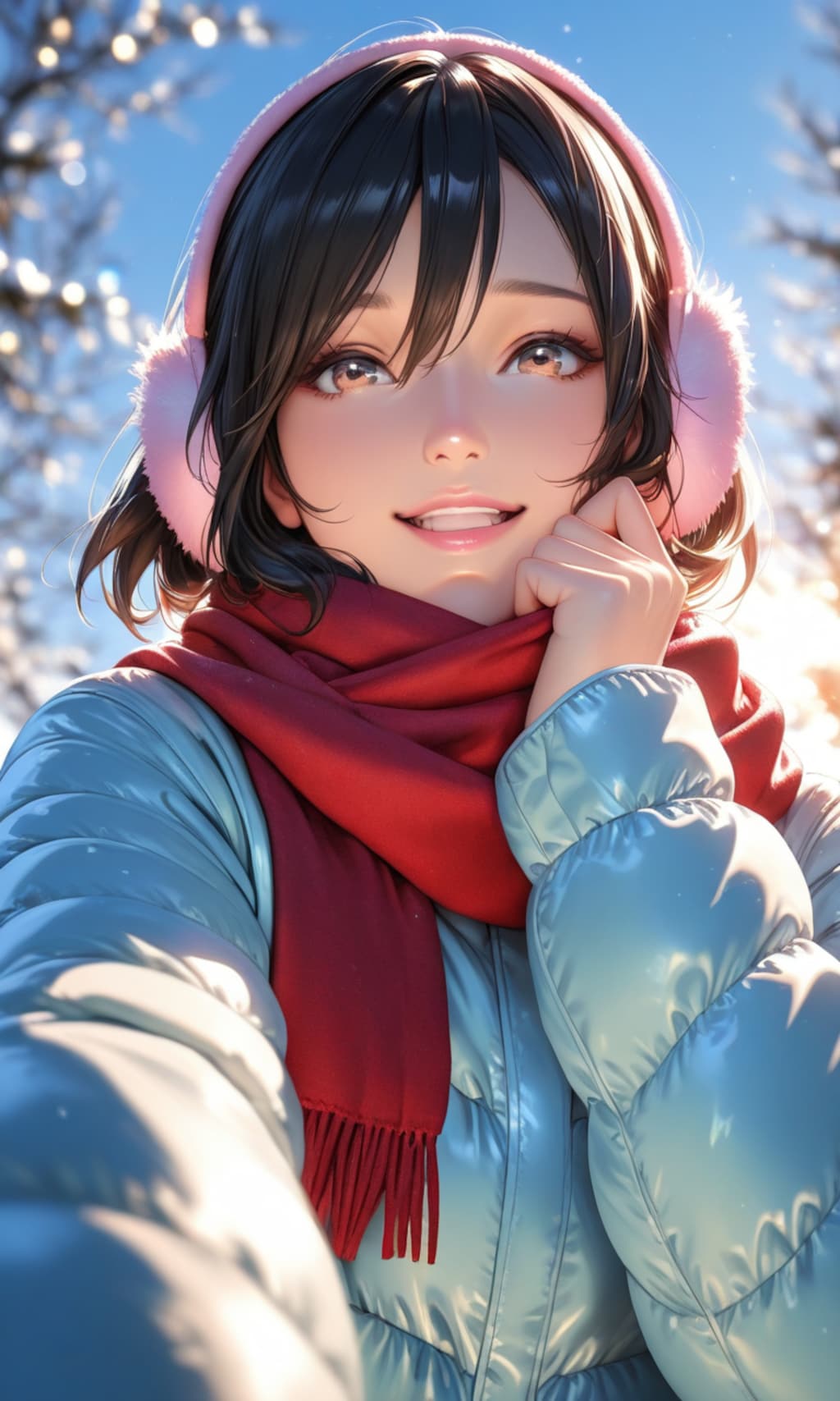 イヤーマフの女の子〈４〉