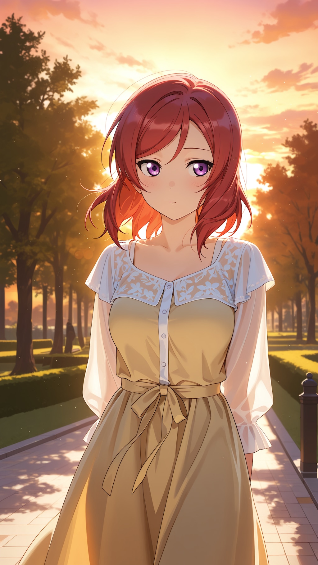 夕暮れの公園