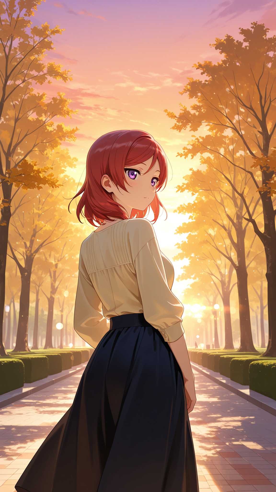 夕暮れの公園