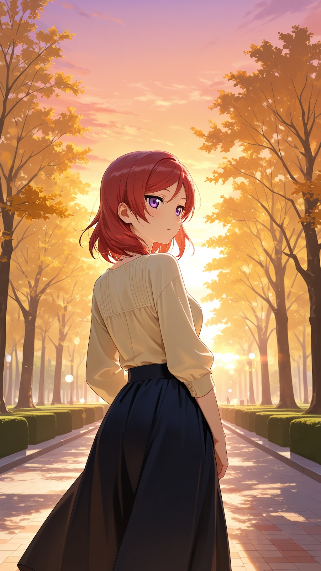 夕暮れの公園