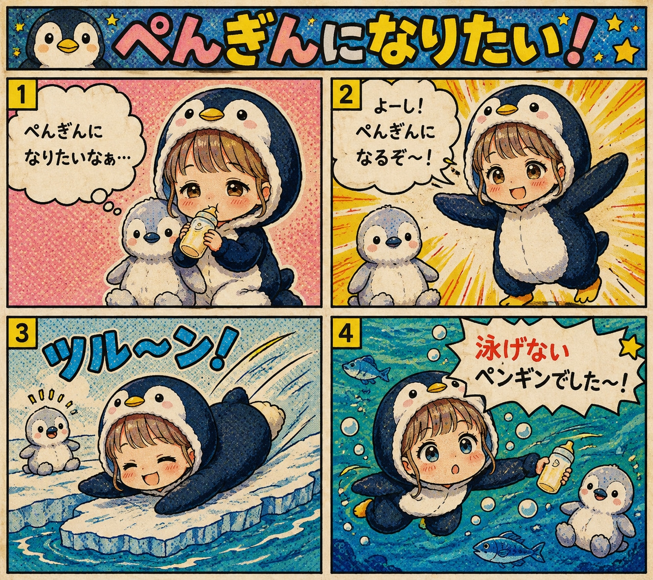 ペンギンになりたい女の子