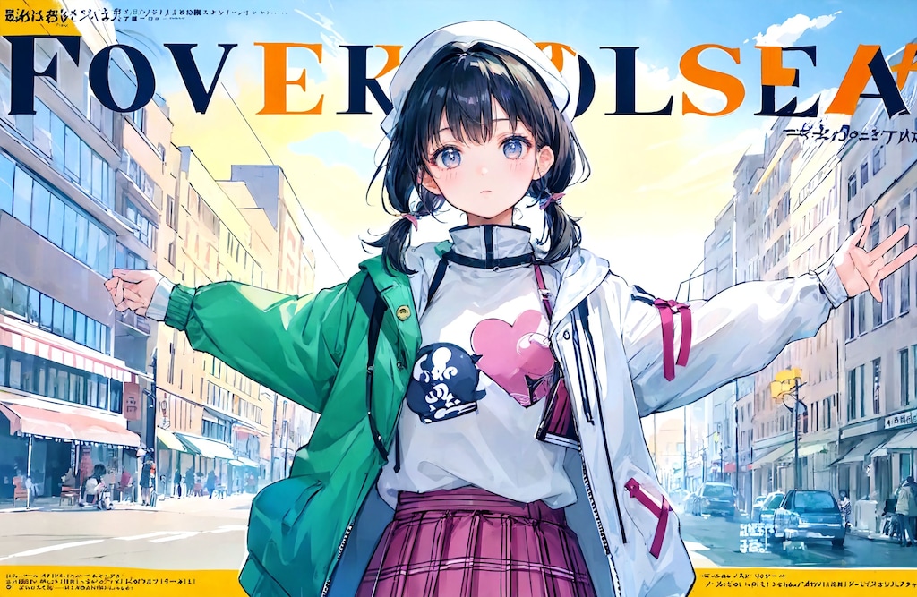 magazine風表紙絵「あなたはどちらを選択する？」