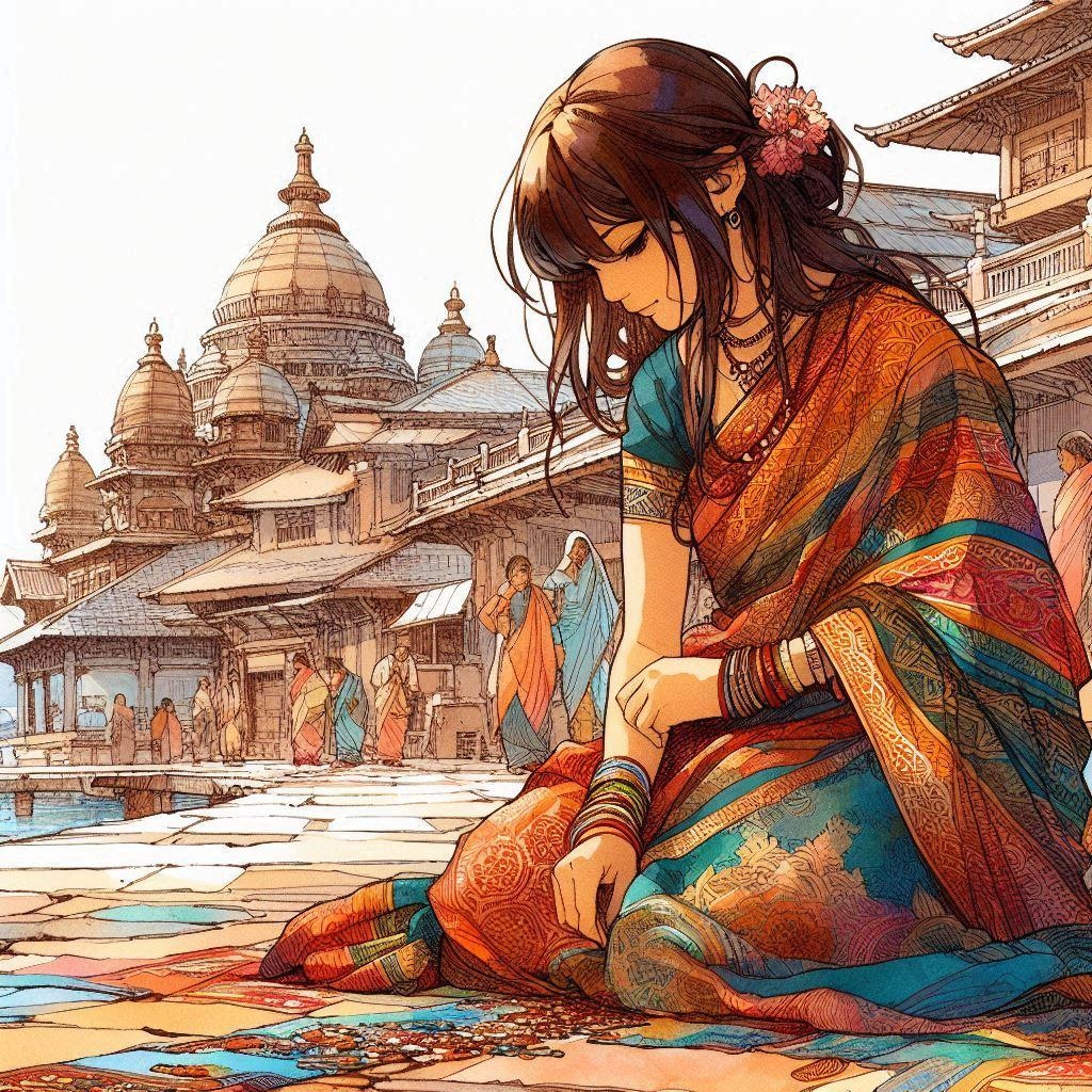 サリーの少女12