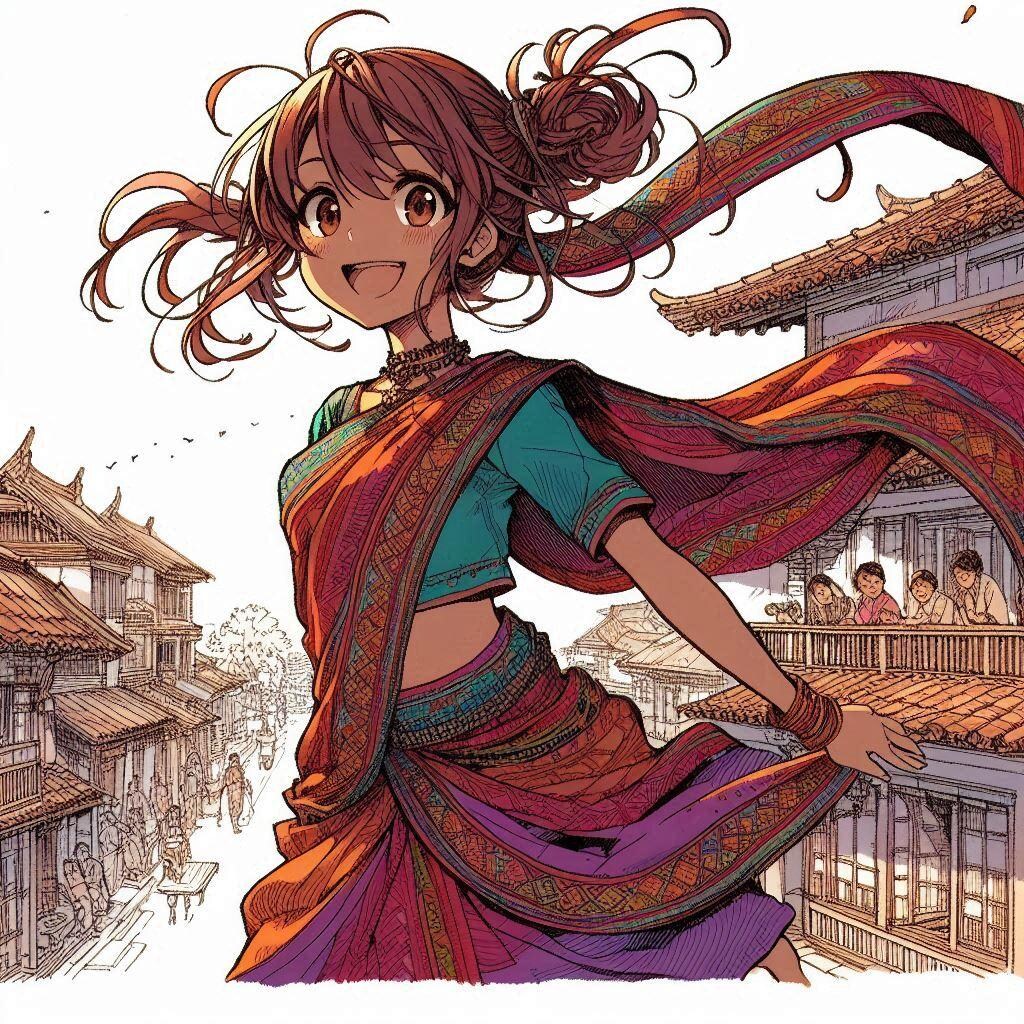 サリーの少女12