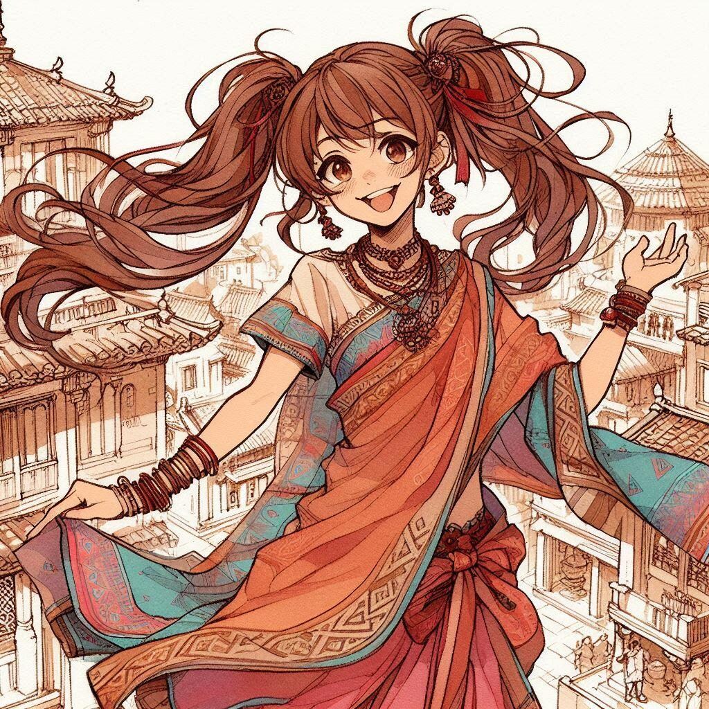 サリーの少女12