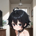 首輪をつけたボーイッシュな女の子 6枚目